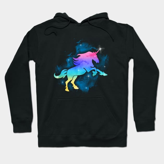 Galaxy Unicorn Hoodie by theglaze